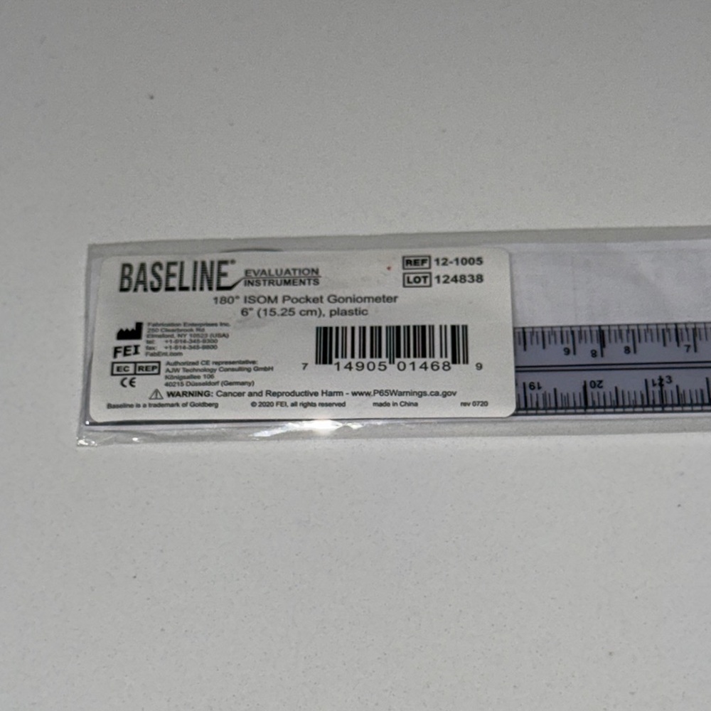 White Pocket Goniometer